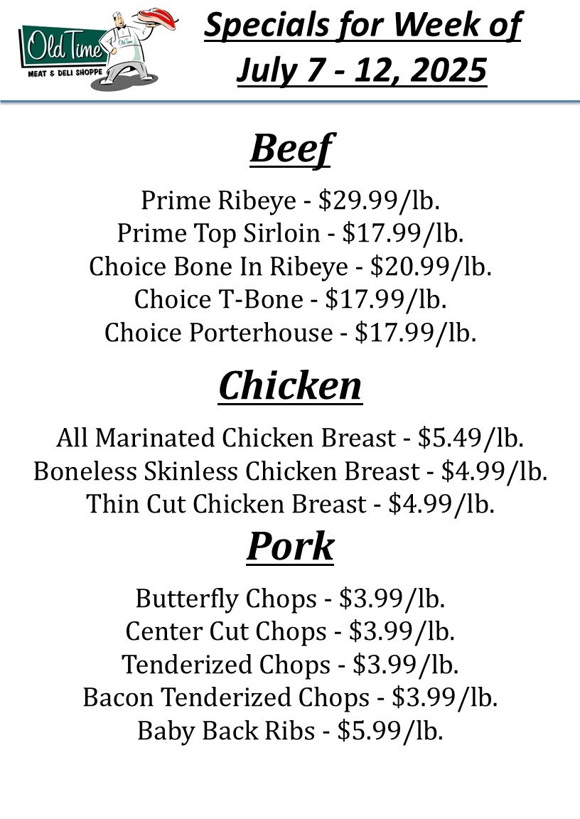 Sales ad 7-7-25
